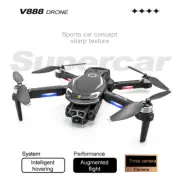 V888 Drone With 8K HD Dual Camera FPV WIFI Foldable Quadcopter +Battery qff