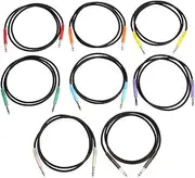 Hosa TT TRS to Same Balanced Patch Cables, 3 Feet