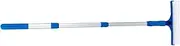 TOBBOMEY Pool Brush Pole Long Handle Floor Brush Dense Bristles Pool Cleaning Brush Home Cleaning Supply Broom Brush