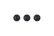 6pc BlueLounge CableDrop Desk Cords Wires Earphones Organiser Holder 2.9cm Black