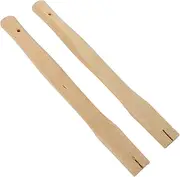 PartyKindom 1set Replacement Hoe Handle Durable Wood Handle for Woodworking Labor Saving Design Easy to Install for Carpenters and Gardeners Skid Grip 2pcs