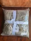 New 100% Authentic Ugg Home Collection Soft Whitecap Throw 50X70 Blanket Tan