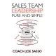 Sales Team Leadership: Pure and Simple