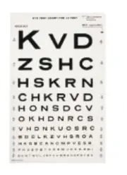 Tech-Med® 3062 Illuminated Eye Charts Snellen, 10 ft