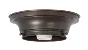 B&P Lamp 6-3/4 Inch Diameter, 4 Inch Fitter Wired Flush Mount Ceiling Fixtures