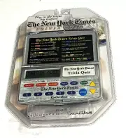 NEW YORK TIMES Trivia Quiz VTG Excalibur Electronic Digital Handheld Game NEW