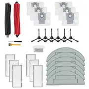 Replacement Parts for S8 Plus/S8 Pro Ultra Robot Vacuums: Brushes, Filters, Mop, Dust Bag