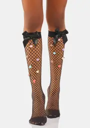 One And Done Fishnet Socks