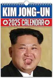 The Calendar King - Kim Jong-Un 2024 Wall Calendar (A4 size) // Funny/Quirky/Christmas/Birthday/Gift Idea/Present/Novelty/Humour/Secret Santa/Year Planner