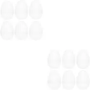 LUOZZY 12pcs Fillable Transparent Openable Easter Eggs Plastic Candy Containers for Party Decorations School Activities Family Gatherings