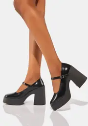 [Altercore] Black Darkenda Mary Janes