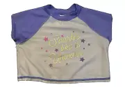 Cat & Jack purple Sparkle like a Unicorn Swimsuit Top rashguard Small 6/6x