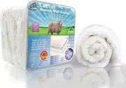 Aus Made Reversible Magnetic Therapy Wool Underlay Underblanket Topper All Size (Queen)
