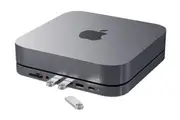 Satechi USB-C Stand Hub for MacMini w USB-C USB-A SD Micro SD Slot 3.5mm Jack GY