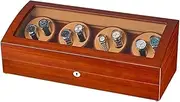 Automatic Watch Winder Storage Display Box Case Motor Rotation Stops(C) LWX