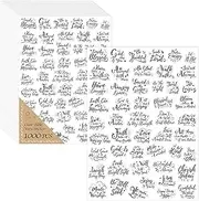 1000 PCS Bible Verse Stickers, Clear Inspirational Pray Stickers Encouraging Scripture Decals Jesus Christian Religious Faith Labels for Scrapbooks Bottles Computer Planner Diary Album Kids Adults