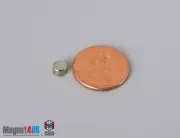 8pcs 3/16"dia x1/8" N45 4.8x3.2mm Hobbies Rare Earth Neodymium Disc Magnets