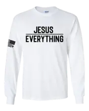 Trenz Shirt Company Jesus Over Everything Bible Scripture Mens Christian Tee