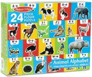 Melissa & Doug Animal Alphabet Floor Puzzle - 24 Piece