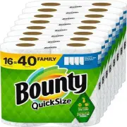Quick Size White High Absorbent Paper Towel Roll 100 Sheets/Roll 16 Rolls/Pack