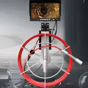 7in Self Leveling Sewer Camera Pipe Borescope Drain Inspection Plumbing Cam