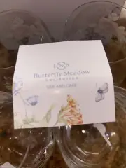 Lenox Butterfly Meadow Stemless Wine Glasses New In Box