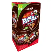 Meiji Hello Panda Chocolate Creme Filled Cookies, 0.75 Ounce (Pack of 32)