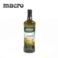 在飛比找momo購物網優惠-【Macro】100%正統純天然玄米油 1LX1瓶
