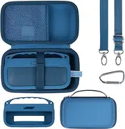 Storage Case Kits Compatible with Bose SoundLink Flex 2nd Gen/Bose SoundLink Flex Portable Speaker (Blue Dusk Silicone Cover + Hard Case)