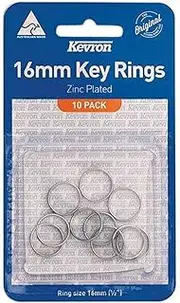 [Kevron] ID1040 Key Rings Pack of 10, 16 mm
