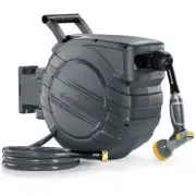 Retractable Garden Hose Reel 1/2 in x 65 ft Upgraded UV Resistant Heavy Duty