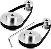 GLEAVI Pulley Wheel Motor Timing Belt for 3D Printer High Efficiency Transmission