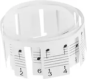 1 Set Piano Keyboard Note Strips Key Easy Application Labels for Learning Piano Non Damaging Smooth Surface for Quick Mastery