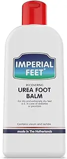 Imperial Feet Urea Foot Balm - Natural Urea Cream for Foot Care, Cracked Heel Repair, Rough Skin, Dryness, Calluses - Cleansing, Exfoliant - Wild Herb Extract - 5.07oz