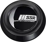 SSR Aluminum Racing Caps (Black Anodized) A-Type SL PARTS241BL-4 Set of 4