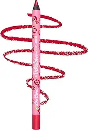 Lime Crime Velvetines Lip Liner, Poison (Ruby Red) - Soft & Creamy Texture - Long-Lasting Nude Matte Lip Lining Pencil - Waterproof Formula, Won't Smudge or Transfer - Vegan & Cruelty-Free