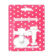 3 Pieces DIY Christmas Leaf Cookie Cutters Plastic Pressable Biscuits Cutters