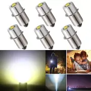 6Pcs P13.5S Mag Light LED Bulbs 3W Converter Torch Bike Maglite Bulb AC DC 6-24V