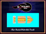 1/64 Redline 'Mighty Maverick' Replica Decal SCR-0519