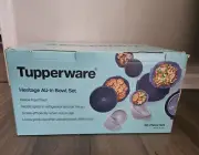 Tupperware 30pc Store Serve and Go Food Storage Container Set Blue NIB
