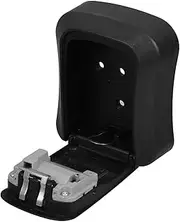 DOITOOL 1 set Wall Mount Key Storage Box with Combination Lock Large Capacity for House Keys and Id Cards Weatherproof Shell for Outdoor Use