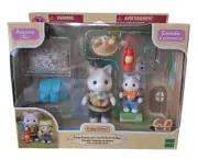 Calico Critters Epoch - Exciting Exploration Set - Flocked Cats - Adorable Toy