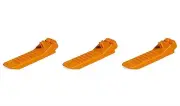 Lot Of 3 Lego Accessories Orange Brick And Axel Separator Tool Pieces Brand New