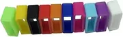 jojofuny Replacement for Broken or Lost Watch Bands 20 Pcs Silicone Secure Clasps Fastener Rings Secure Rings for Activity Bands