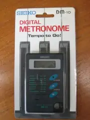 New Unused NOS Seiko Professional Adjustable Digital Metronome DM-10 Tempo To Go