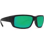 Costa Fantail Blackout Frame Sunglasses w/Green Mirror 580P 06S9006-90061159
