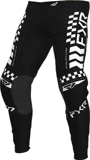 FXR Podium Gladiator 2023 Motocross Pants, black-white, Size 34 for Men Black White