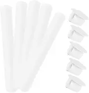 GARVALON 20 pcs White Blank Slap Bracelets for DIY Snap Bands for Parties Wristbands for Creative Fun and Celebrations for Birthday Halloween Christmas Events