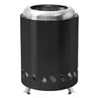Smokeless Tabletop Fire Pit Indoor Outdoor Table Top Firepit Mini Stove (Black)