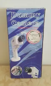 Dummy Security Camera Vintage 1980's Motion Detection 2 AA Batteries Not Incl.